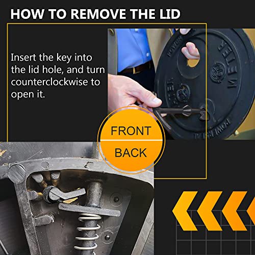 Feekoon 1 Pack 5.5'' Water Meter Box Key, Compatible with M07001 Water Meter Cover Key, Water Meter Cover/lid Opening Tool, Quality Metal T Wrench Hook to Access the Main Valve for Turning Water off - Image 5