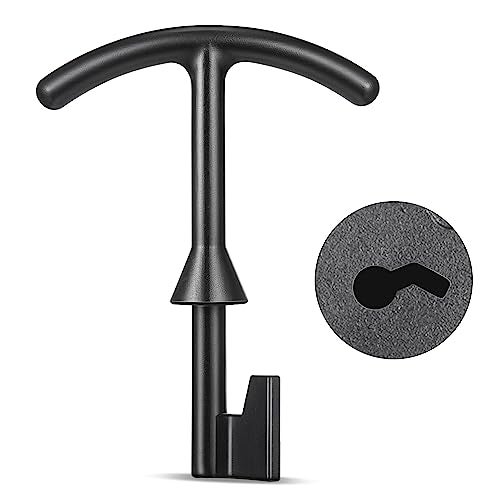 Feekoon 1 Pack 5.5'' Water Meter Box Key, Compatible with M07001 Water Meter Cover Key, Water Meter Cover/lid Opening Tool, Quality Metal T Wrench Hook to Access the Main Valve for Turning Water off - Image 1