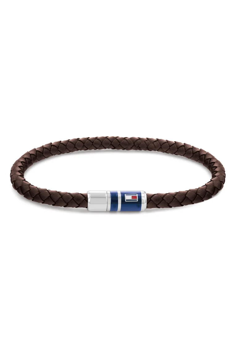 تومي هيلفيغر Tommy Hilfiger Men's Multicolor Leather Bracelet - 2790295