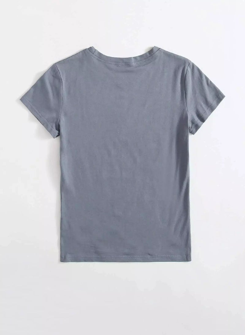 Plants Print Short Sleeve Tee  - Image 2