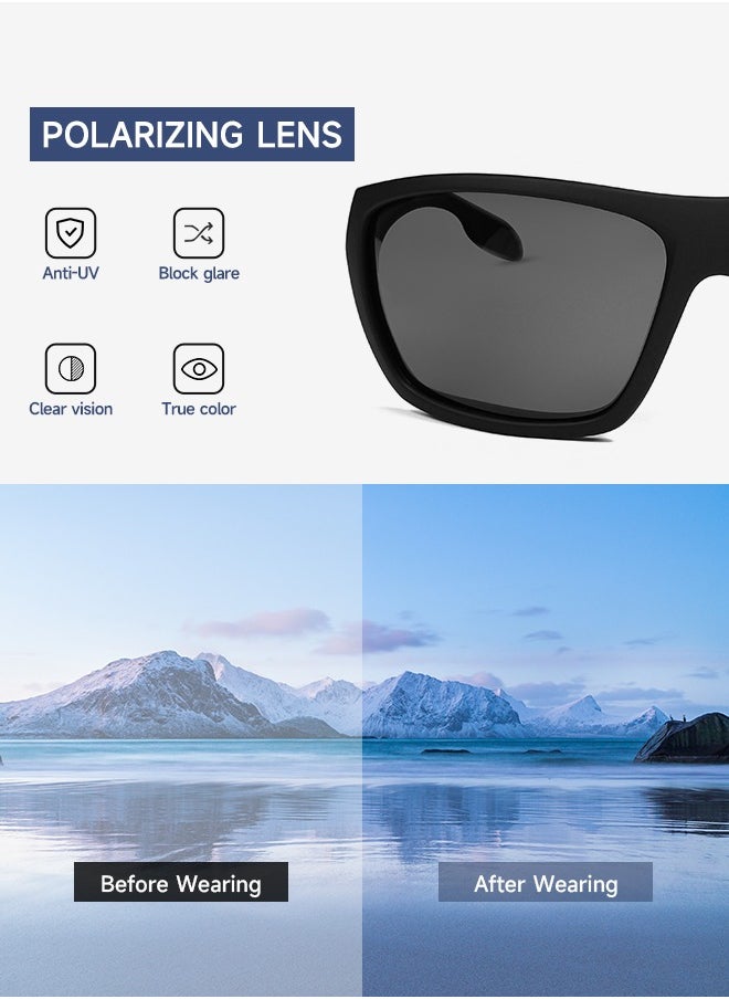 MATRIX - MATRIX high-end sports sunglasses, men's polarized anti-UV fashion sunglasses, driving and fishing - Image 1