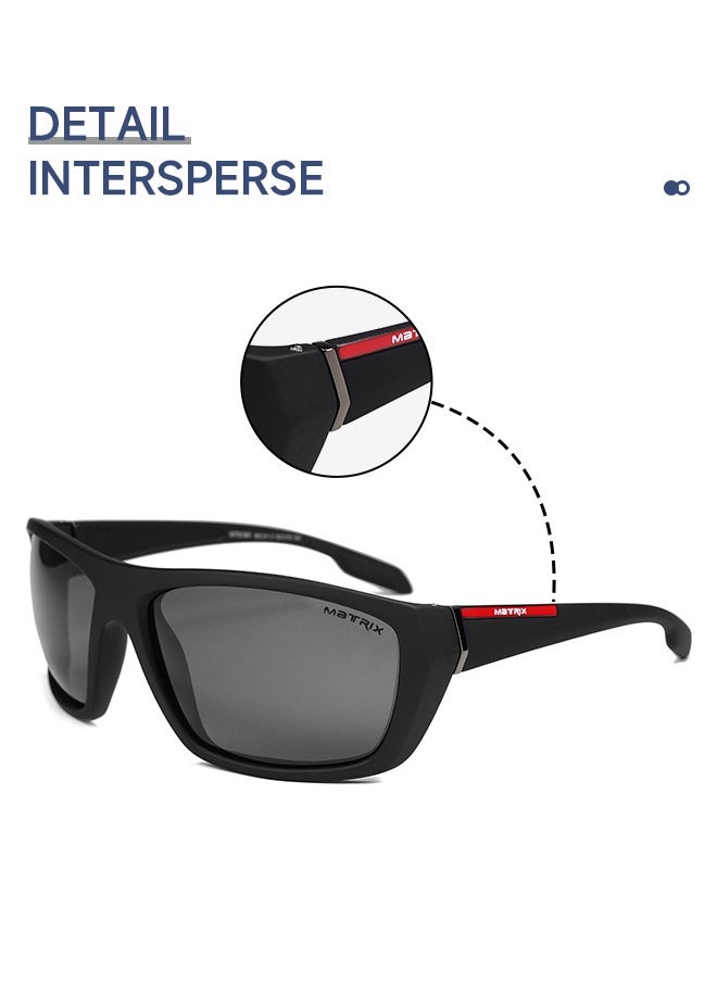 MATRIX - MATRIX high-end sports sunglasses, men's polarized anti-UV fashion sunglasses, driving and fishing - Image 1