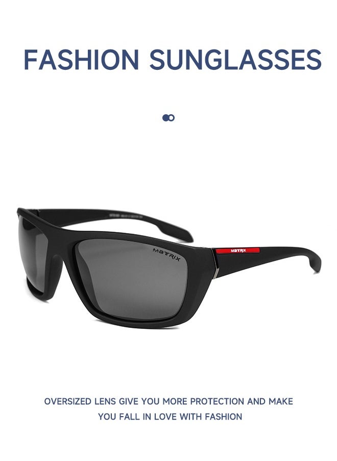 MATRIX - MATRIX high-end sports sunglasses, men's polarized anti-UV fashion sunglasses, driving and fishing - Image 1