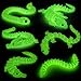 3Dgenius 3D Printed Animals with Glow inThe Dark 3D Printed Toys Articulated Large Fidget Toys with Snake Dragon Crocodile Gecko Lizard Caterpillar Perfect for Home Dcor Gift 6Pack2 - Image 2