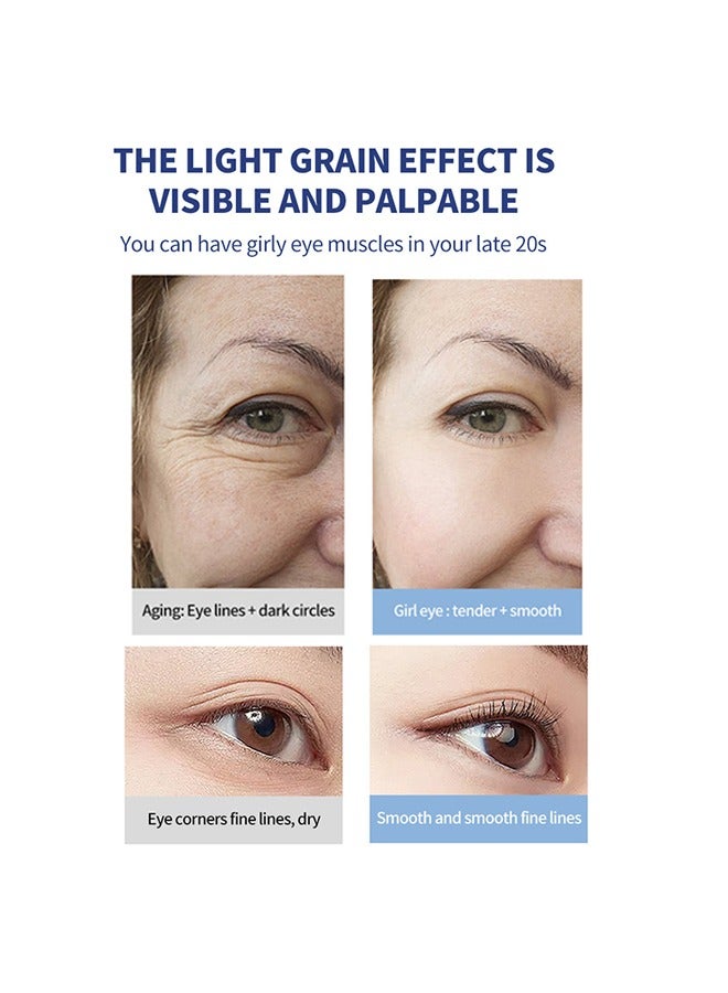 OCHEAL Eye Cream-Anti Wrinkle Eye Cream for Dark Circles and Puffiness Reduce Fine Lines and Wrinkles with Electric Applicator Anti Aging Line Smoothing Skin Care Treatment Daily Wrinkle Cream 20g - Image 3