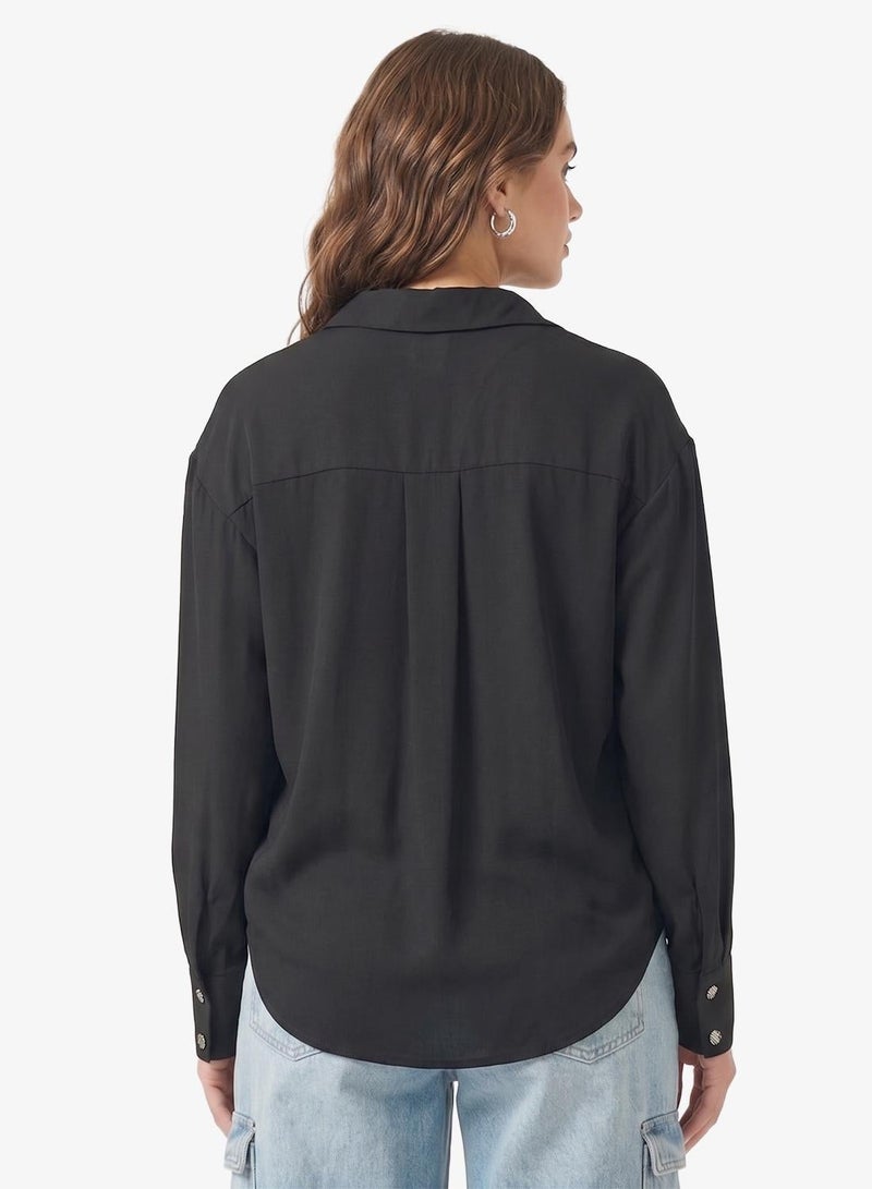 ONLY Onlneiva Life Long Sleeve Balloon Shirt - Image 3