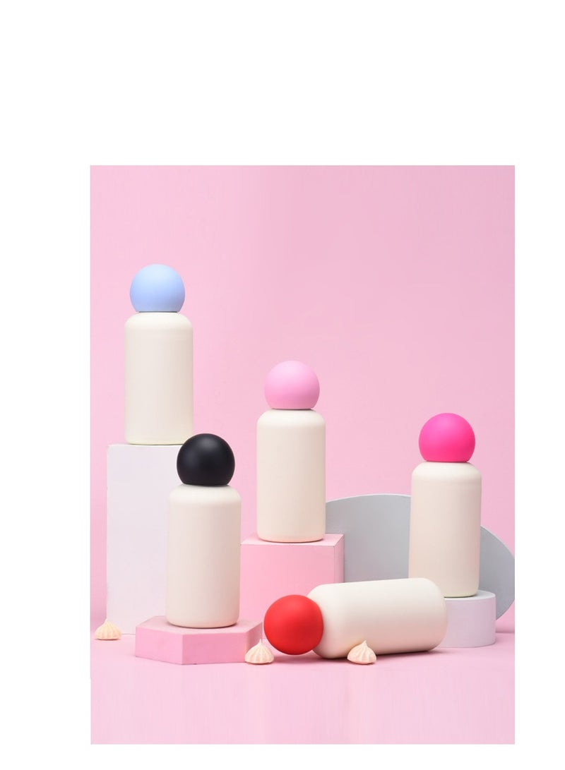 JiuAn 316 stainless steel insulated cup 350ml creative cute children's outdoor sports water cup（Fluorescent Rose Red） - Image 4