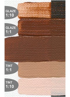 Golden Heavy Body Acrylic Paint 2 Ounce Burnt Sienna  - Image 3