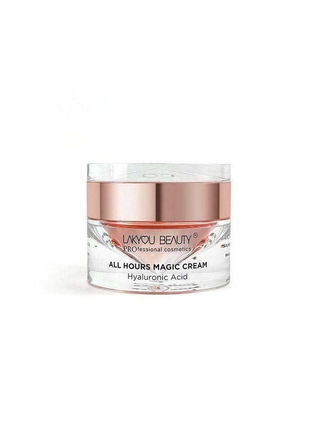 LAKYOU BEAUTY All In One Magic Cream It Has Primer, Anti Aging, Cc Cream, Sunblock, Whitening, Moisturizer Infused With Hyaluronic Acid 30Ml  - Image 2
