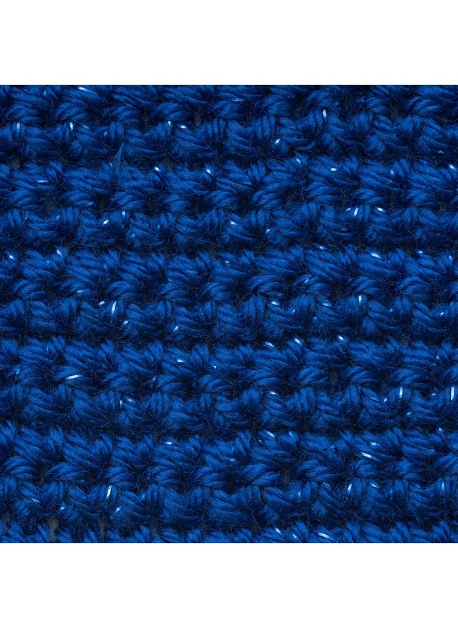 CARON Simply Soft Party Yarn 3 Oz Medium Worsted 4 Gauge Royal For Crochet Knitting & Crafting  - Image 4