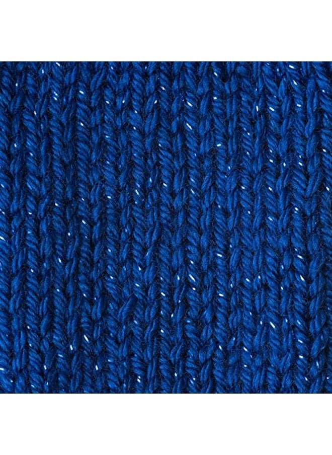 CARON Simply Soft Party Yarn 3 Oz Medium Worsted 4 Gauge Royal For Crochet Knitting & Crafting  - Image 3