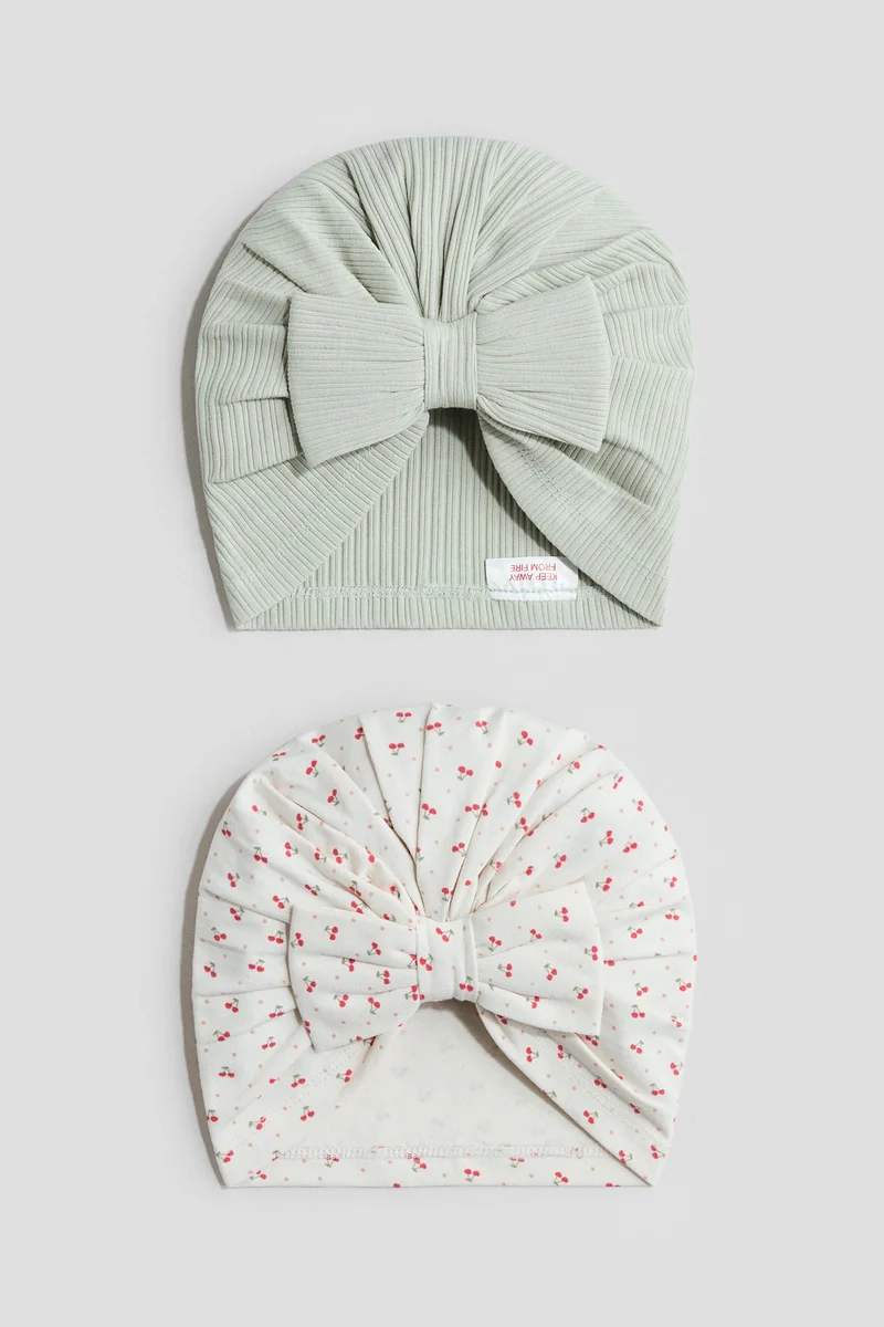 اتش اند ام قبعة بعقدة - عبوة من قطعتين