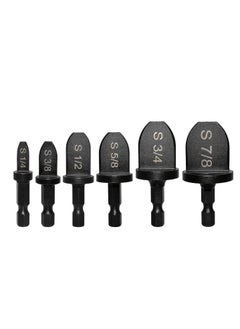 DEFAONS Defaons Swaging Tool Drill Bit Set, 6Pcs Portable Copper Pipe Swaging Tool Drill Bits Set with 7/8", 3/4", 5/8", 1/2", 3/8", 1/4"  - Image 1