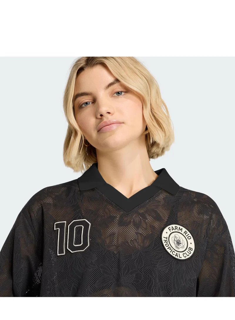 Adidas BLACK/CREWHT Farm Rio Premium Jersey for Women | Best Price UAE