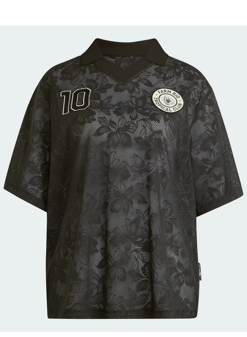 Adidas BLACK/CREWHT Farm Rio Premium Jersey for Women | Best Price UAE