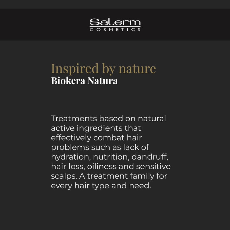 SALERM - Hair Mask - Argan Mask Biokera Natura - 200 ml - for Damaged Hair - with Argan and Cotton Oil - Deep Hydration - Helps Mantain Hair's Natural Vitality - Image 5