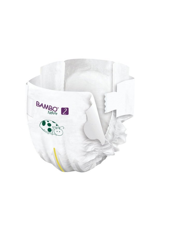 BAMBO NATURE Premium Baby Tape Diapers For Baby Small Size (3-6 Kgs) - Super Absorbent, Breathable, Extra Soft, Dermatologically Tested, Hypoallergenic Infant Nappies With Wetness Indicator, 90 Count  - Image 3