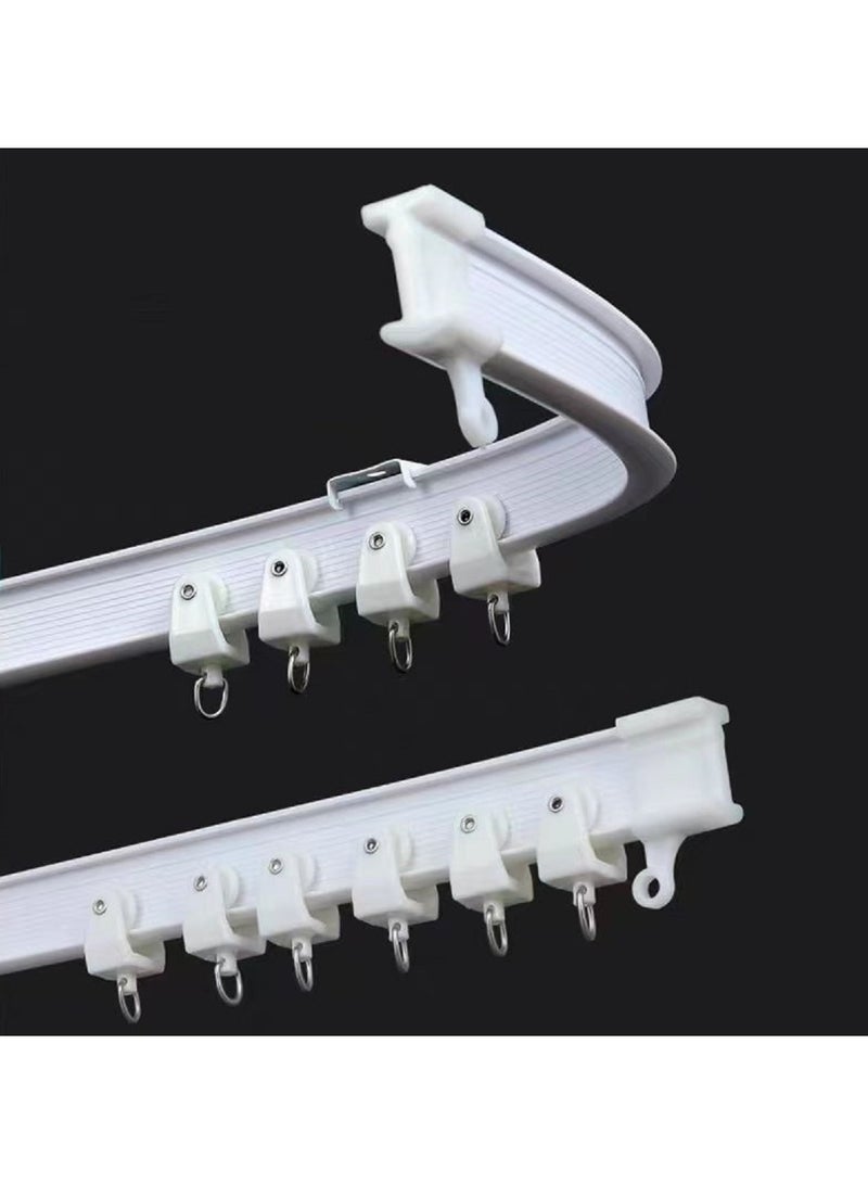 Curtain track that can be curved White 3 meters - Image 1