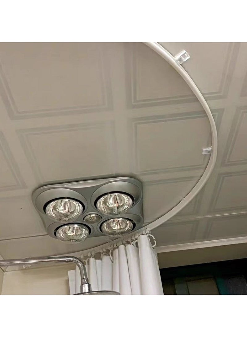Curtain track that can be curved White 3 meters - Image 5