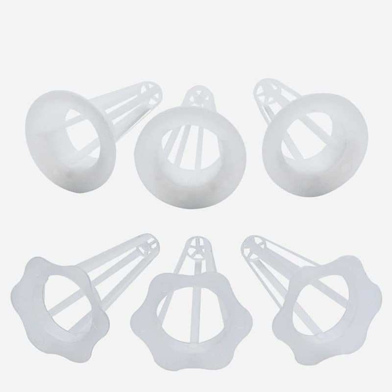 60 Pcs Hydroponic Plant Grow Sponges Pods Kit Root Plant Basket Seed Planting Kit Replacement Pod Cups Pot Hydroponic Pods for Garden Indoor Herb Growing System Petal Style baihuo - Image 2