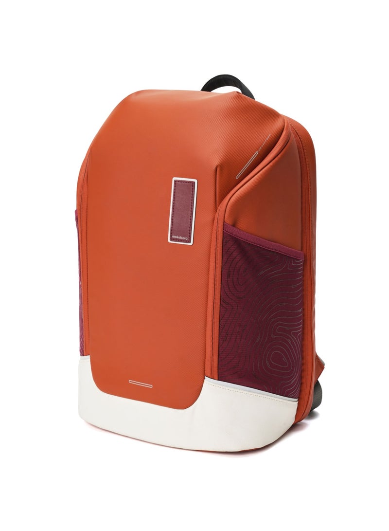 Mokobara The Offshore Backpack - 28L Capacity, Reverse Coated Nylon Material | Lava Lamp, Orange - Image 1