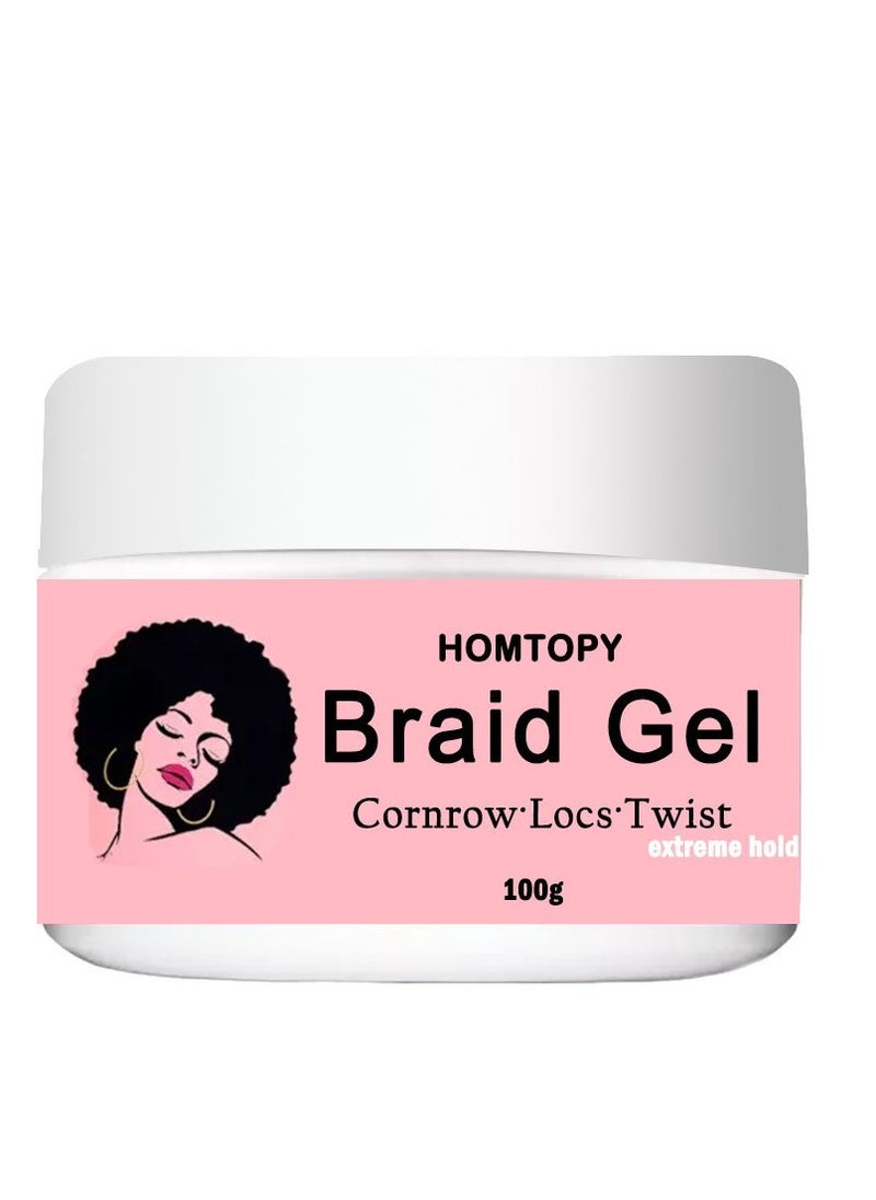 HOMTOPY Frizz Control Sculpting Gel  Defining Cream - For All Curly Hair Types 100g  - Image 1