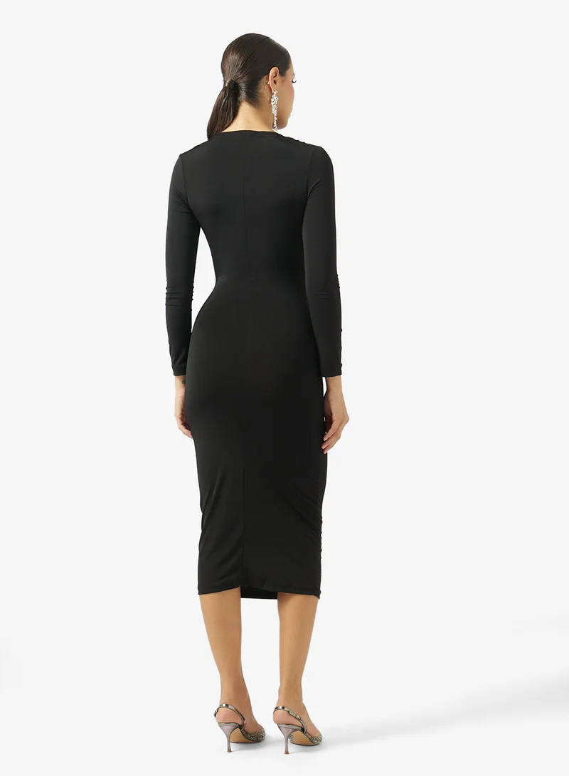 ايلا Ruched Bodycon Dress