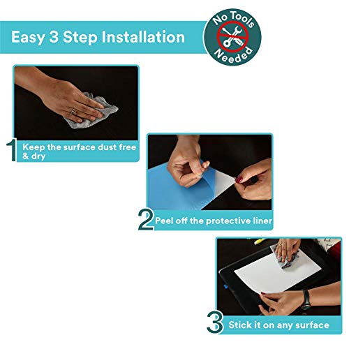 Post It 3M Post-it Dry Erase Writing Surface | Super Sticky, removes Without Residue | White, 7 x 11 | Pack of 2 | for Students and Work from Home. - Image 3