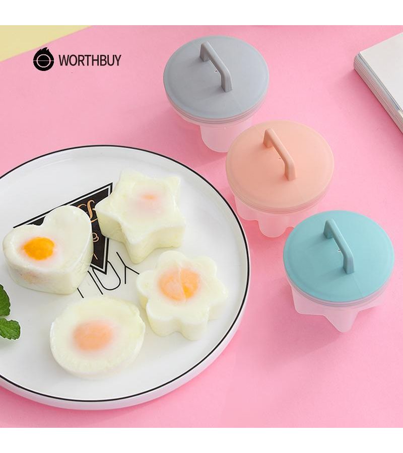 Cartoon Egg Mold Set For Creative Breakfast Kitchen Tool Blue Pattern - Image 1