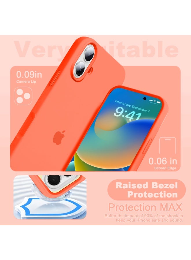 أوللاي آيفون 17 حالة واقية ، مادة السيليكون ، مقاومة للصدمات مع حماية عدسة الكاميرا وتغطية زر التحكم ، غطاء واقي للهاتف المحمول المضاد للصدمة ، متوافق مع إكسسوارات MagSafe - Image 3
