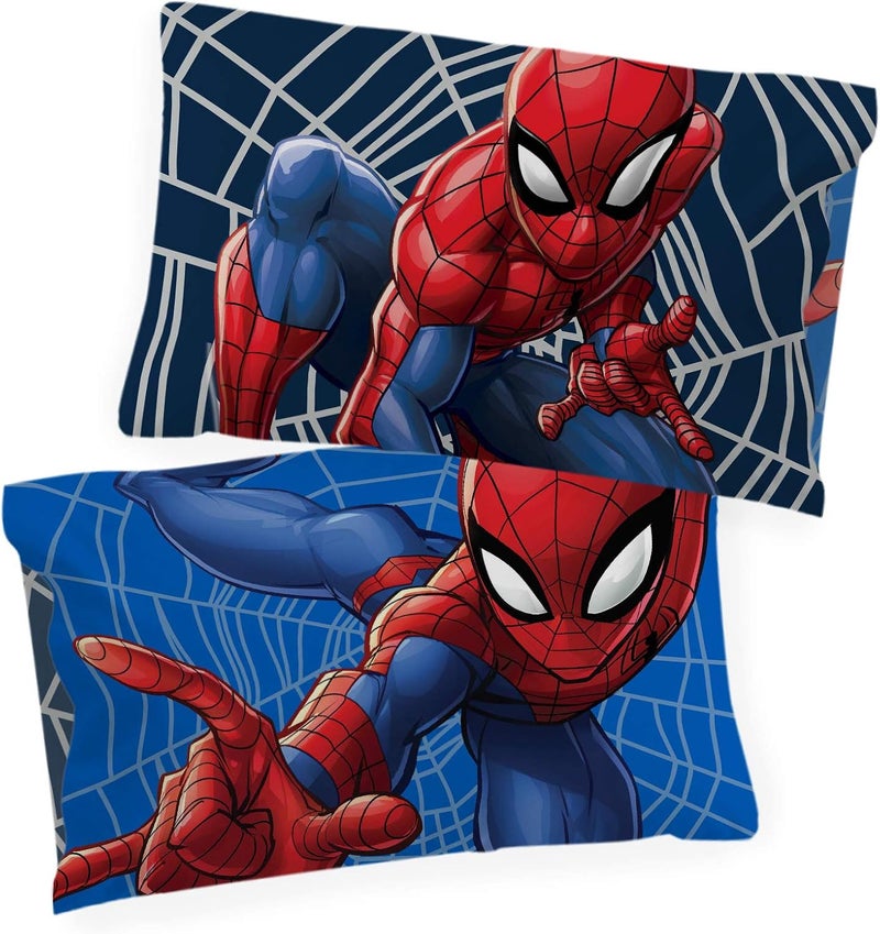 Jay Franco Kids Marvel Spiderman Reversible Pillowcase – Pillow Cover ONLY – 20 x 30 Inch Standard Size Super Soft with Double-Sided Design, Official Marvel Product - Image 3