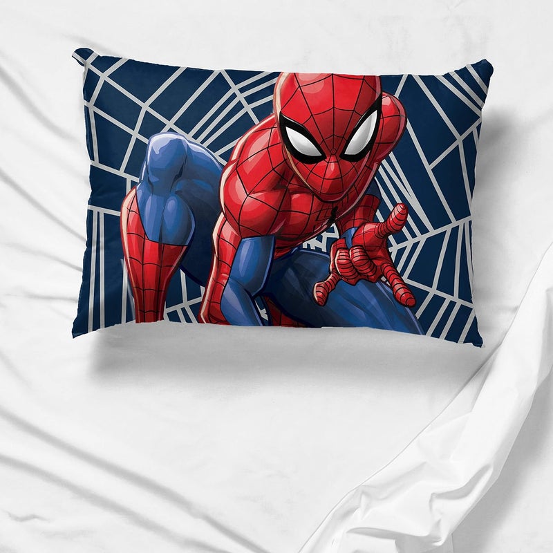 Jay Franco Kids Marvel Spiderman Reversible Pillowcase – Pillow Cover ONLY – 20 x 30 Inch Standard Size Super Soft with Double-Sided Design, Official Marvel Product - Image 4