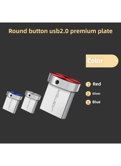 Generic Mini U Disk Car-mounted Hidden Anti-collision 64G USB Mini Large Capacity 128g Official Genuine Goods U Disk-Color:Blue-Capacity:64GB  - Image 3
