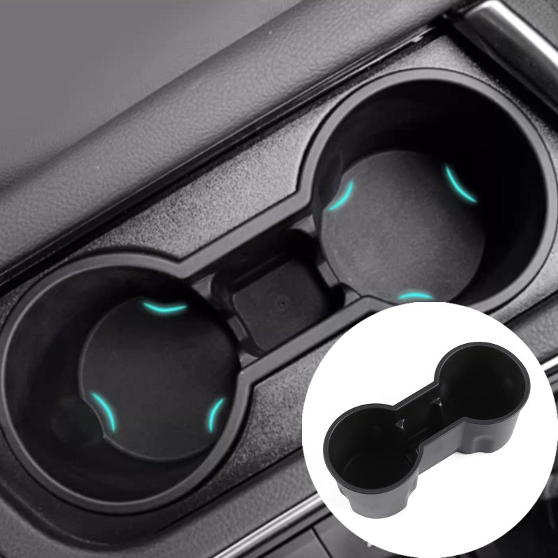 Hudiriy Car Cup Holder Insert Compatible with Cadillac XT5 XT6 CT4 20202025 TPE Removable Center Console Cup Holder Storage Box Interior Accessories