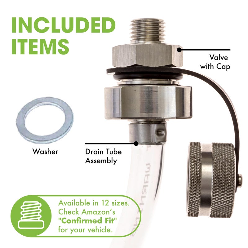 ValvoMax Oil Drain Valve - Quick Twist Oil Drain Plug for DIY Oil Changes At Home in 10 Minutes - No Tools, No Mess, No Cleanup - M12-1.25 Thread Size - Made in USA - Image 5
