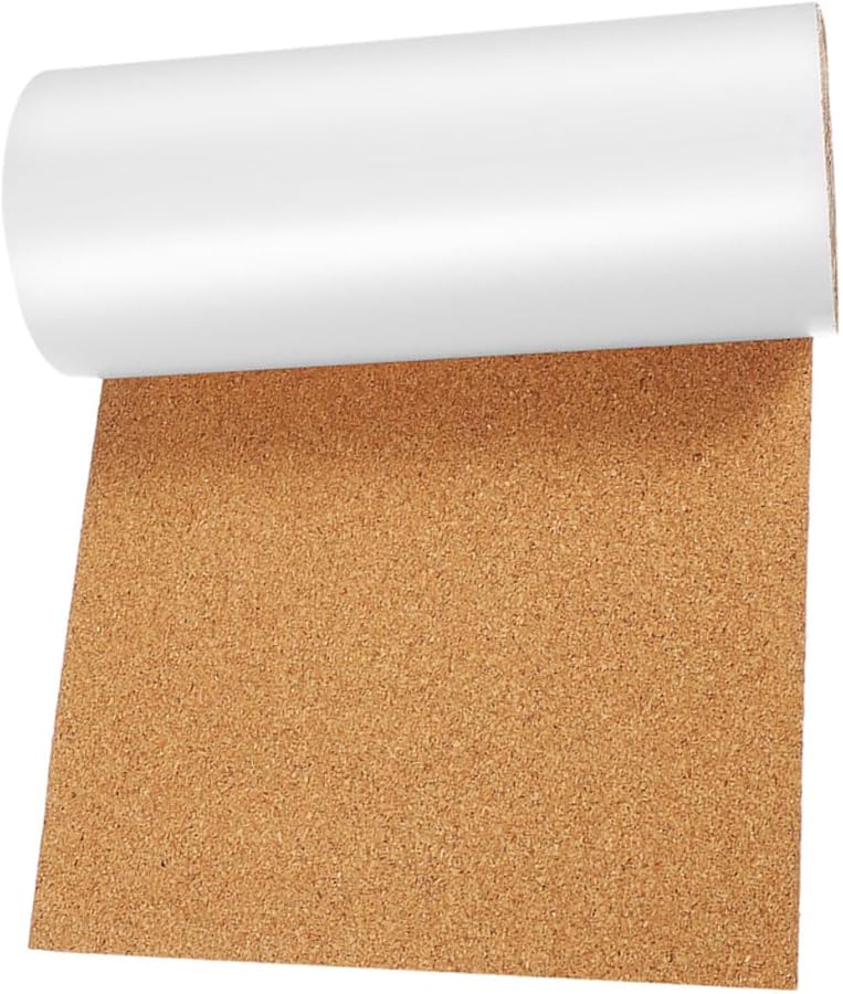 Self Adhesive Cork Drawer Liner Noise Dampening Easy Install Liner Natural Brown - Image 2