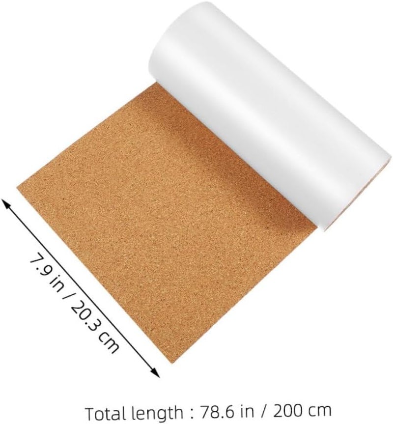 Self Adhesive Cork Drawer Liner Noise Dampening Easy Install Liner Natural Brown - Image 3