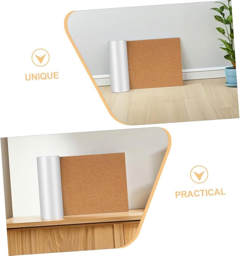 Self Adhesive Cork Drawer Liner Noise Dampening Easy Install Liner Natural Brown - Image 4