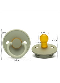 joybuy Natural Latex Pacifier, Baby 0-6 Months,1-Piece( green)  - Image 4