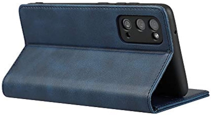 iCoverCase for Samsung Galaxy S20 FE 5G Wallet Case with Card Holder PU Leather Magnetic Case Kickstand Feature Shockproof Protective Flip Cover Case for Samsung S20 FE 5G  Blue - Image 5