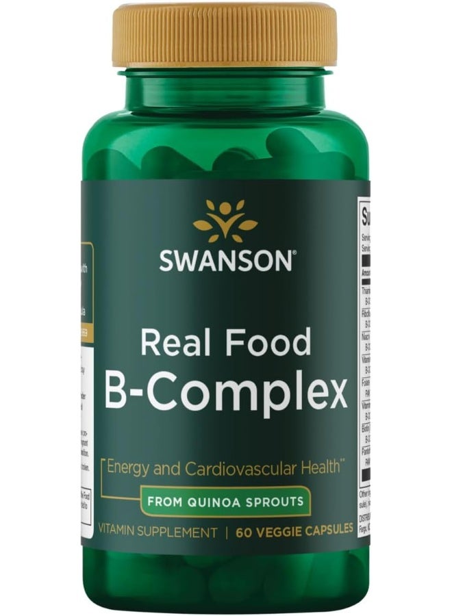 SWANSON سوانسون فيتامين ب-كومبلكس 60 كبسولة نباتية - Image 1