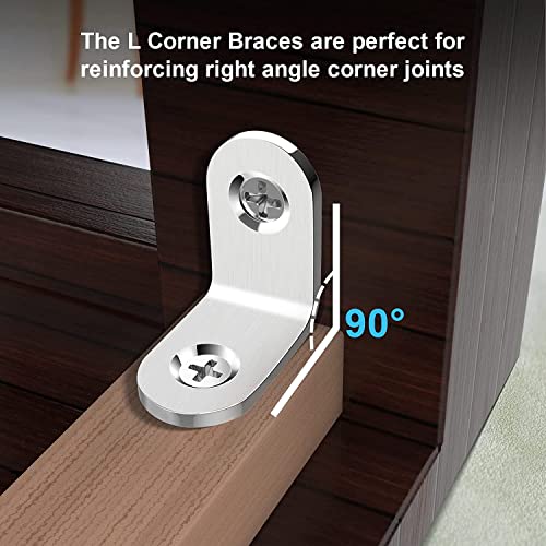 4 Ever 4ever L-Shaped Right Angle Glass Shelf Clamp Holder Bracket Support Clip – Zinc Alloy | Single Shelf Button | Pack of 24 - Image 5