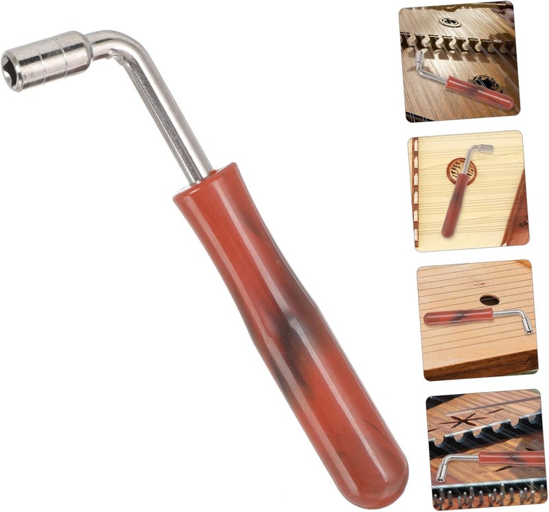 Dulcimer Tuning Wrench Tool Durable Accessory for Tone Professional String Adjuster for Hammered Dulcimer Easy to Carry Use - Image 5