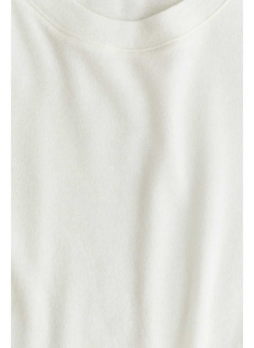 H&M Long-Sleeved Cashmere-Blend Top