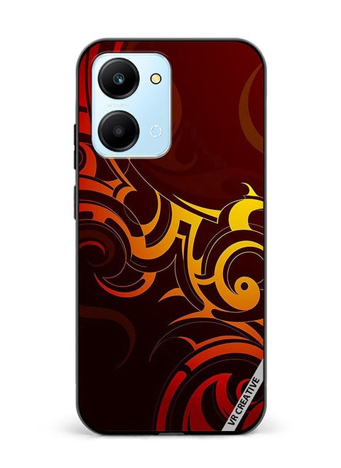 Protective Case Cover For Honor Play7T Superman Tattoo Background Design Multicolour