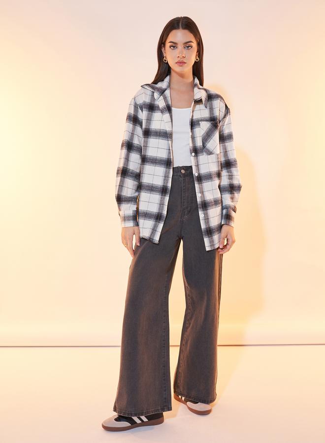 تايك تو بلوزة فضفاضة بأكتاف منخفضة - Image 3