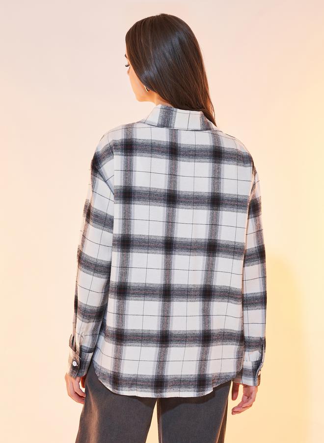 تايك تو بلوزة فضفاضة بأكتاف منخفضة - Image 5