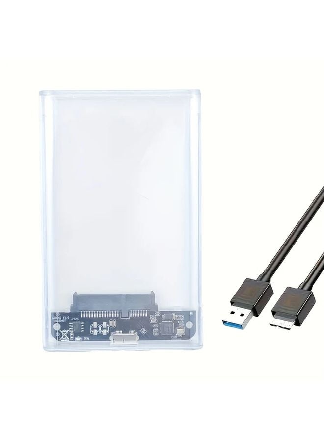 1pc 2.5 Inch USB 3.0 SSD Enclosure High Speed 5Gbps External SATA Drive Case - Image 5