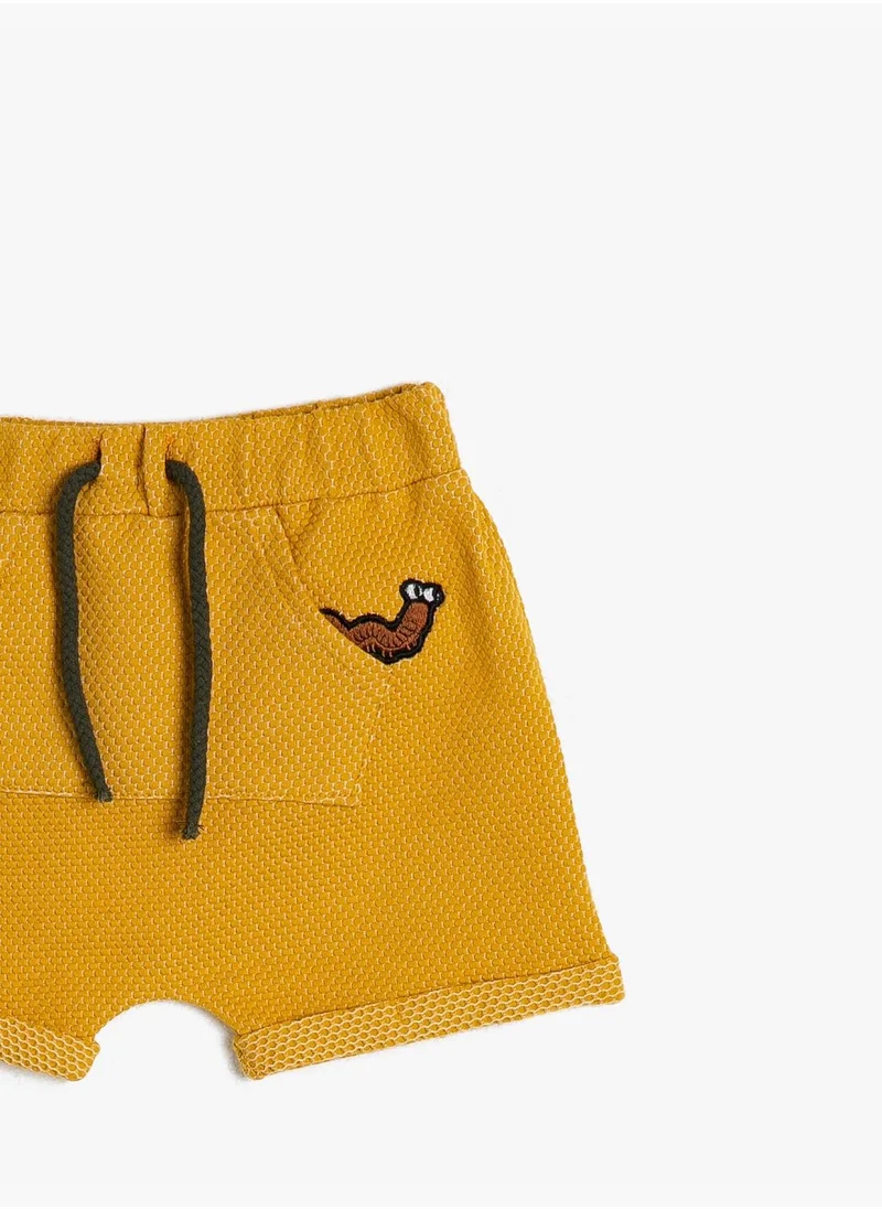 كوتون Embroidered Short