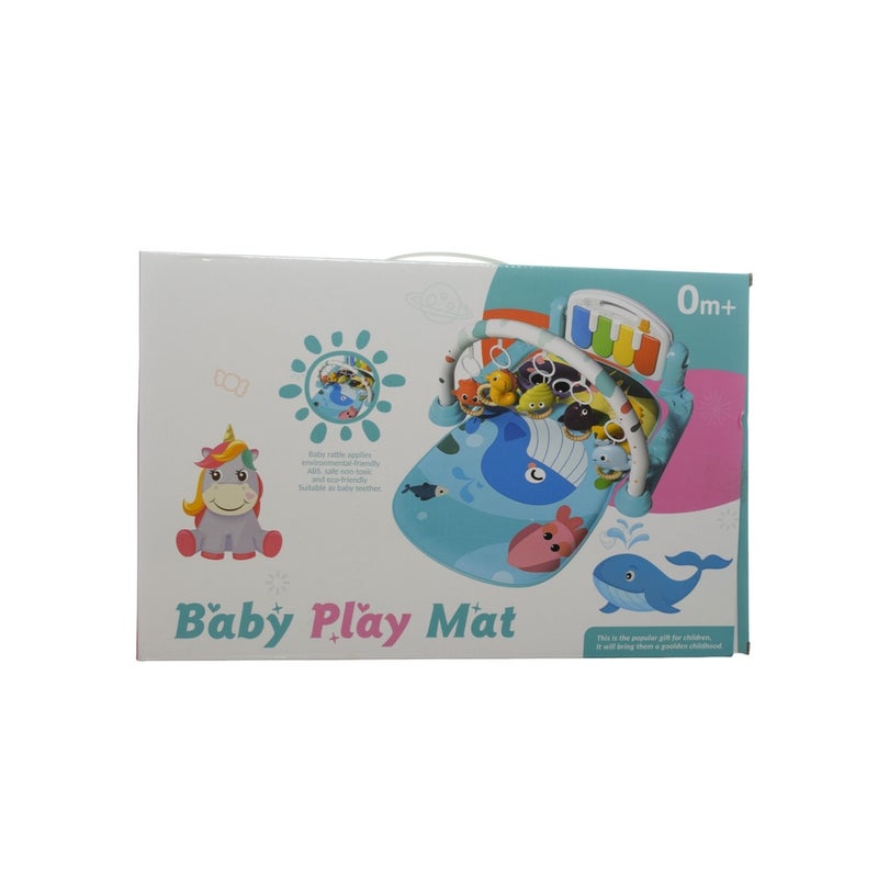Sea Creatures Baby Play Mat for Kids with Activities - 290-668 - Image 1